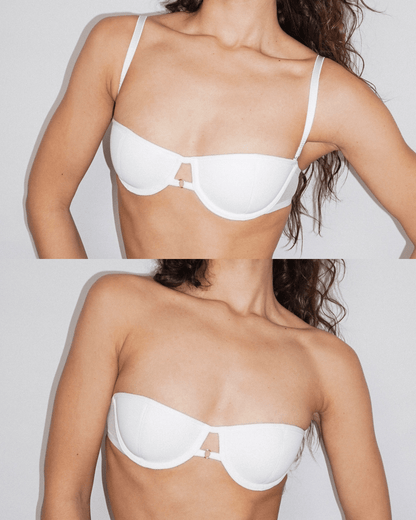 Balconnet coques Clara | Blanc - Double A Paris