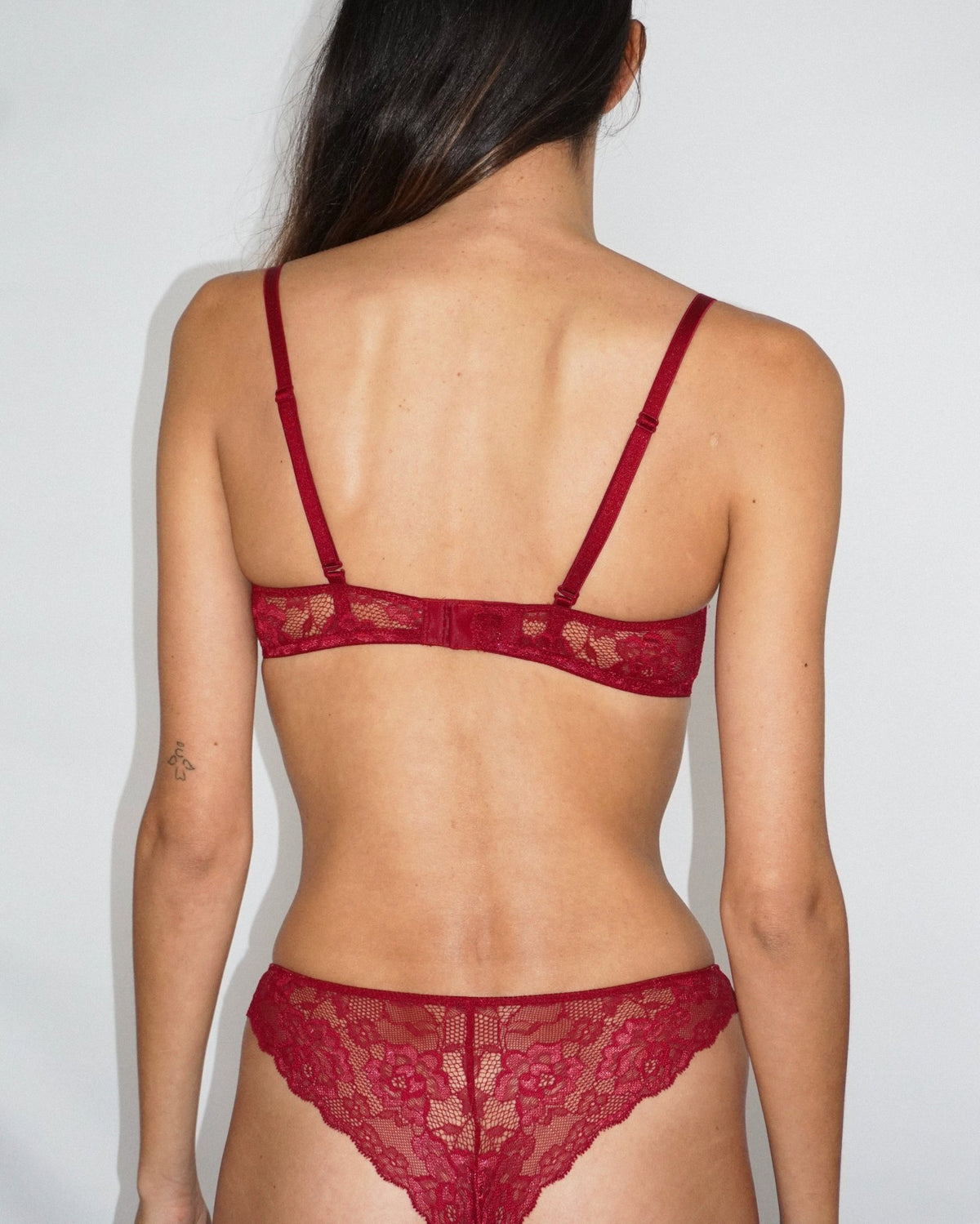 Balconnet coques Jane | Rouge - Double A Paris