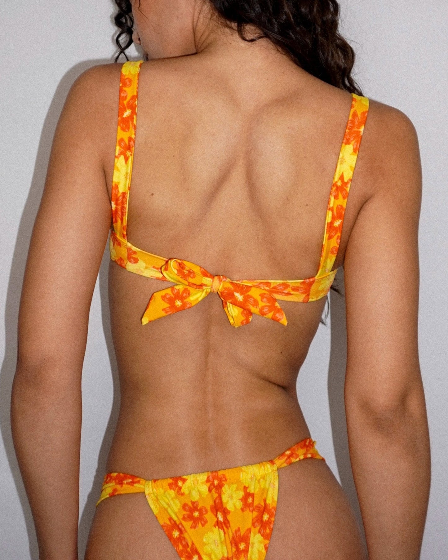 Balconnet maillot Lena | Orange - Double A Paris
