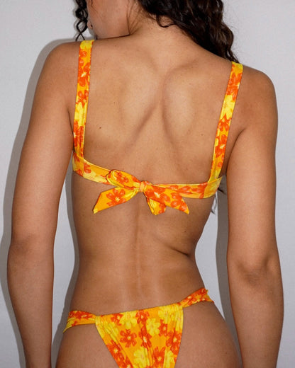 Balconnet maillot Lena | Orange - Double A Paris