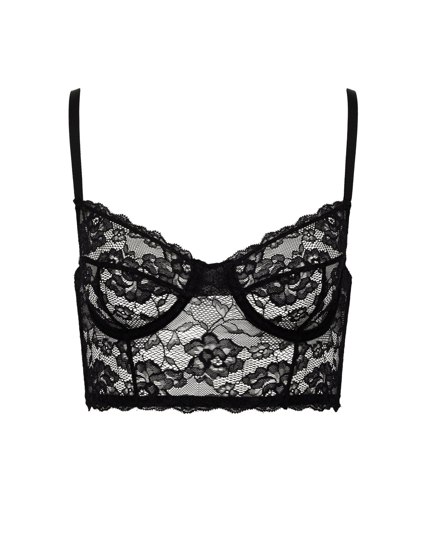Bustier Jane | Noir - Double A Paris
