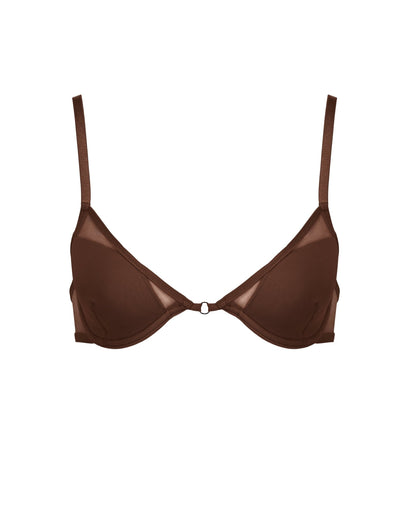 Corbeille coques Clara | Chocolat - Double A Paris