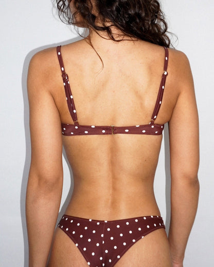 Corbeille maillot Charlotte | Marron - Double A Paris
