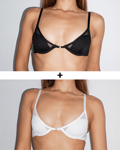 Pack duo corbeilles coques Clara - Double A Paris